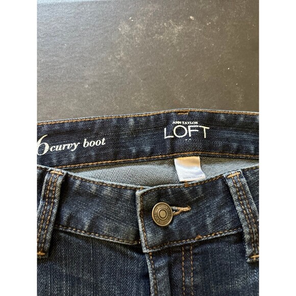 Anna Taylor loft size 6 curvy boot cut jeans - Picture 3 of 3